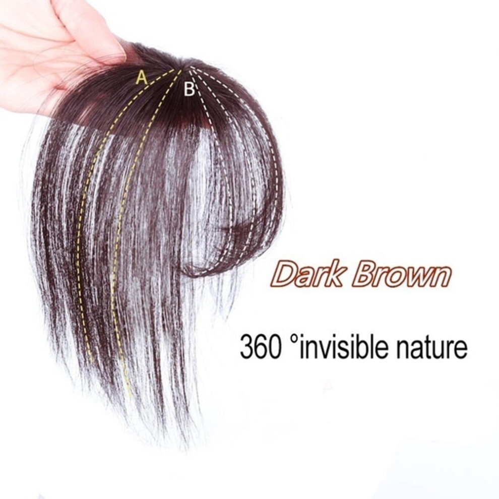 3D Air Bangs Hair Topper Invisible Seamless Thin