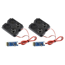2pcs WM8960 Audio Codec Module for Raspberry Pi 5/7 Inch LCD Display Audio Module with 8Ω 5W Speaker for DIY Monitor