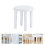 Plastic Footstool Low Height Non-Slip 1 Piece 6