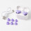 Heart-Shaped Earbuds HiFi Stereo Bluetooth 5.3 4