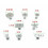 Car Dent Puller Tabs with Glue for SUV Repair 6