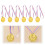 Bronze Soccer Medals Gold Award 6 pcs 1