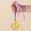 Bronze Soccer Medals Gold Award 6 pcs 6