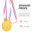Bronze Soccer Medals Gold Award 6 pcs 2