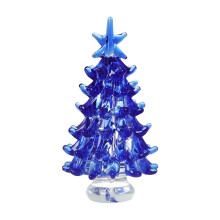 Crystal Glass Christmas Tree Figurine Holiday Decoration 1