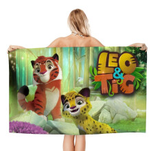 Beach Towel for Women - Leo and Tig Fan Gift