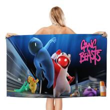 Beach Towel for Women Gang Beast Music Fan Birthday Gift