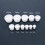 Acrylic Single Flared Ear Plug Tunnel Set 6 Pcs 3
