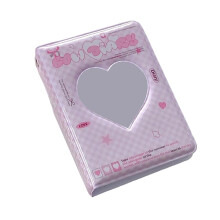 Photo Card Album PVC Heart Design 40 Pockets