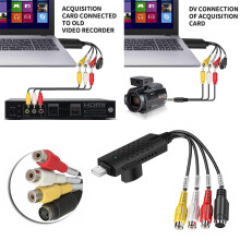 USB 2.0视频采集卡 VHS转数字转换器 2件