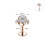 Labret Lip Studs Zircon 15 pcs 5