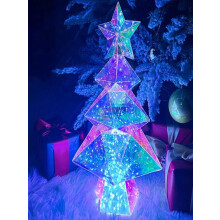 Prismatic Iridescent Christmas Tree Lights 200 LEDs