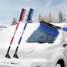 Car Windshield Snow Ice Scraper with Detachable Foam Handle