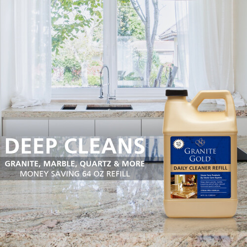 Daily Cleaner for Granite Marble Quartz 64 fl oz 2