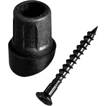 Round Baluster Stair Connectors with Screws 100-Pack