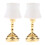 Dollhouse Mini Lamp Battery Operated 1:12 Scale 2 Pack 1