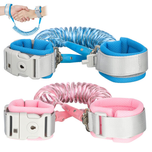 Anti-Lost Wrist Leash for Toddlers Reflective 2-Pack