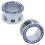 Rhinestone Crystal Ear Plug Tunnels Screw Fit 1 Pair 1