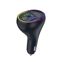 Metal Car Charger USB Fast Charging for Mobile Phones