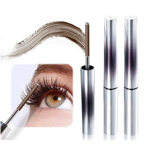 Iron Wand Mascara Brown Waterproof 2 Pieces