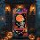 Halloween Pumpkin Ghost Door Cover 1 Piece 6