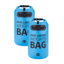 2 Pcs Heavy Duty Pool Ladder Weights - 50lbs Sand Fillable Universal Sand Bags Step Anchors, Waterproof Tear-Resistance