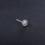 Zirconia Nose Studs Bone Shape Flower Snow Stainless Steel 8