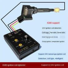 Ignition Coil Tester for 12V and 24V Gasoline Engines