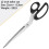 Stainless Steel Scissors Plastic Handles Large 1