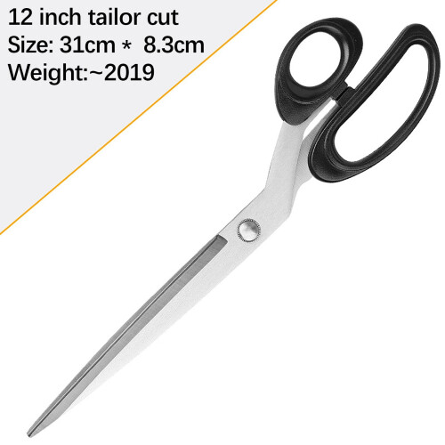Stainless Steel Scissors Plastic Handles Large