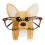 Wooden Eyeglasses Holder Animal Shape Desktop 2