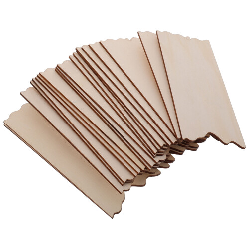 Wood Rectangle Plaque Blanks Unfinished 20pcs