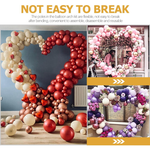 Heart Balloon Arch Kit with Water-Fillable Base 1 Set
