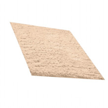 Soft Fluffy Shaggy Rug Light Brown 19.7 x 31.5 Inches
