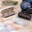 Floral Eyeglasses Case Set Hard Shell 3 Pcs 5