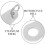 Motorcycle Bike Bell Hanger with Mounting Hardware Set 4