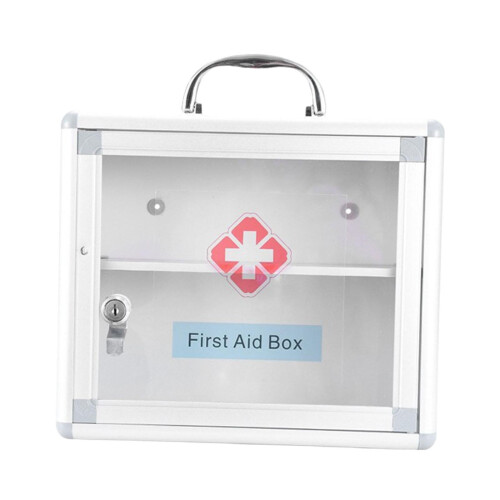 First Aid Wall Cabinet for Home Office Business Storage Case 2
