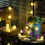 LED Rattan Ball String Lights USB Powered 20 Lights 9.84 Ft 6