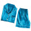 Women's Silk Pajama Set Shorts Top Soft Satin Button-Down 7