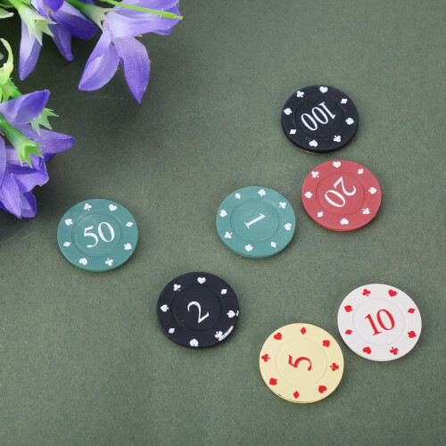 Poker Chip Casino Game Chips with Box 100 pcs 2