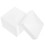 Vinyl Fence Post Cap White Flat Protective Cap 4 Pcs 1