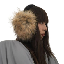 Plush ear warmer warm for winter outdoor activities