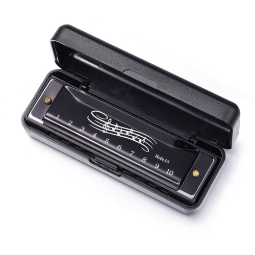 10-Hole 20-Tone Harmonica Portable Musical Instrument for 2