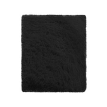 Throw Rug Fluffy Shaggy Non-Slip 20x32 Inch Black
