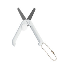Morandi Mini Scissors Portable Retractable Folding Gray