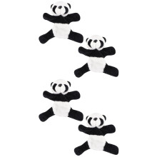 Plush Panda Fridge Magnet Animal Theme 2 Pack