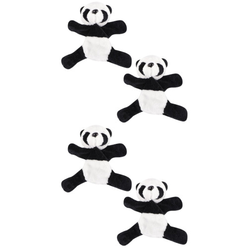 Plush Panda Fridge Magnet Animal Theme 2 Pack