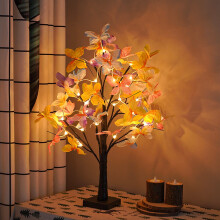 LED Butterfly Birch Tree Lamp Warm White 24 inch
