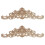 Wood Carved Corner Onlay Applique Unpainted Frame Decal 2 1