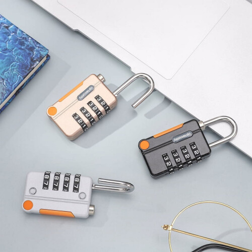Waterproof 4-Digit Combo Lock 3-Pack 2